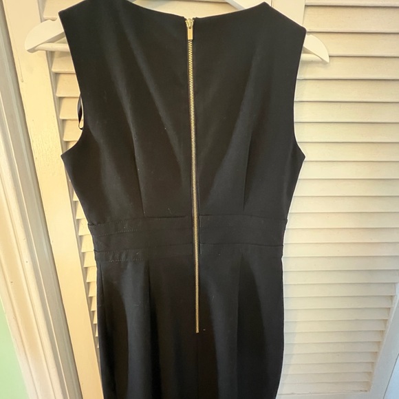 Calvin Klein Black Midi Dress with Buckle Detail - Picture 2 of 4